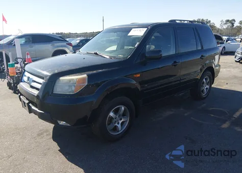 2007 Honda Pilot Ex-L из США, поврежденный, VIN 5FNYF18737B008999